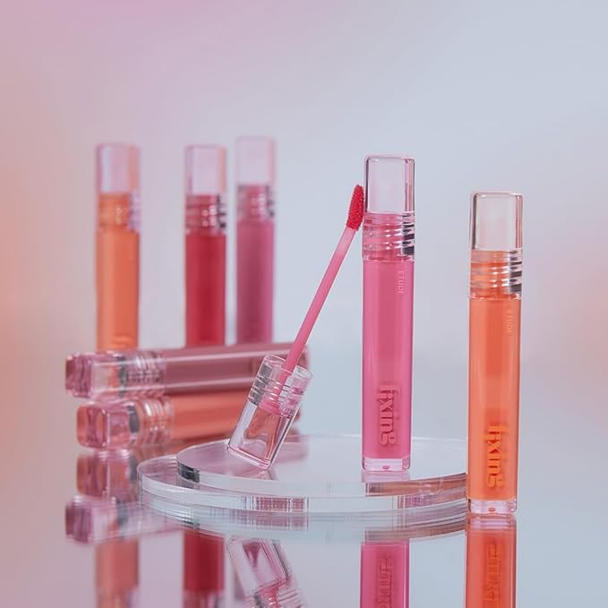 ETUDE Glow Fixing Tint #3 Dewy Fig | Non-sticky Glossy Shine Lip stain | Fills up with comfortable moisture | Tinting for dry lips