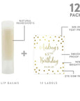 Andaz Press Personalized Milestone Birthday Party Gold