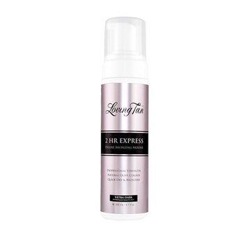 Loving Tan 2 HR Express Mousse, Ultra Dark- Streak Free, Natural looking, Professional Strength Sunless Tanner - Up to 5 Self Tan Applications per Bottle, Cruelty Free, Naturally Derived DHA-6.7 FL Oz