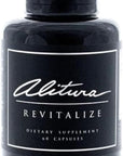 Alitura Revitalize – Organic Ashwagandha & Turmeric Supplement – Natural Energy, Mood & Recovery Support for Men & Women – Adaptogenic Herbs for Daily Wellness – 60 Capsules
