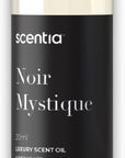 Scentia Noir Mystique – Hotel-Inspired Diffuser Oil, 20ml (0.67 fl oz) | Essential Oil Blend of Rose, Bergamot, Lemon & Musk | Luxury Aroma for Aromatherapy Diffusers & Humidifiers, Thanksgiving Gift