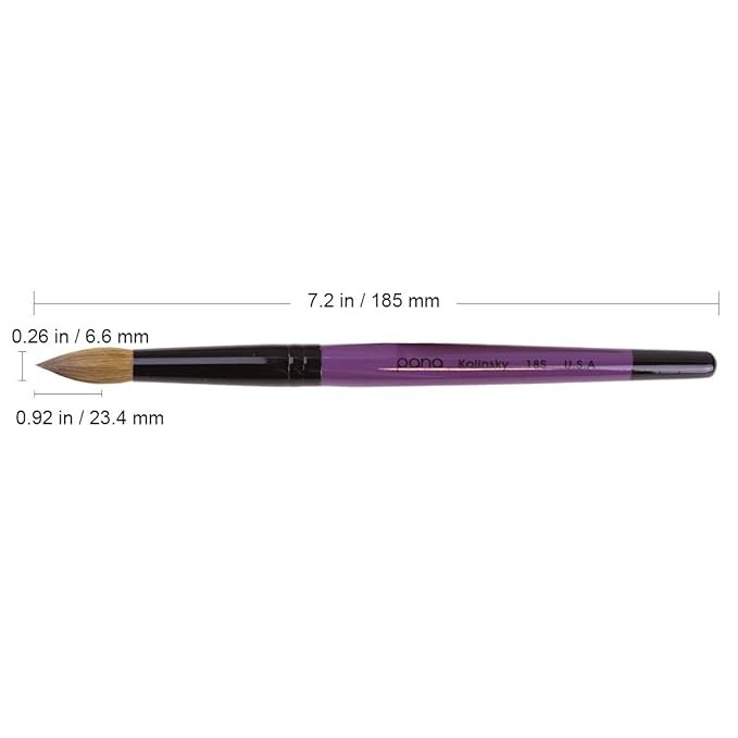Profession purple wood kolinsky acrylic