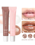 Summer Hydrating Lip Butter Balm Set - Ultra-Nourishing with Shea & Olive Butter，Soothes & Repairs Dry Lips, Non-Sticky Long-Lasting Moisture(Lced coffee&Cake,Pack of 2)