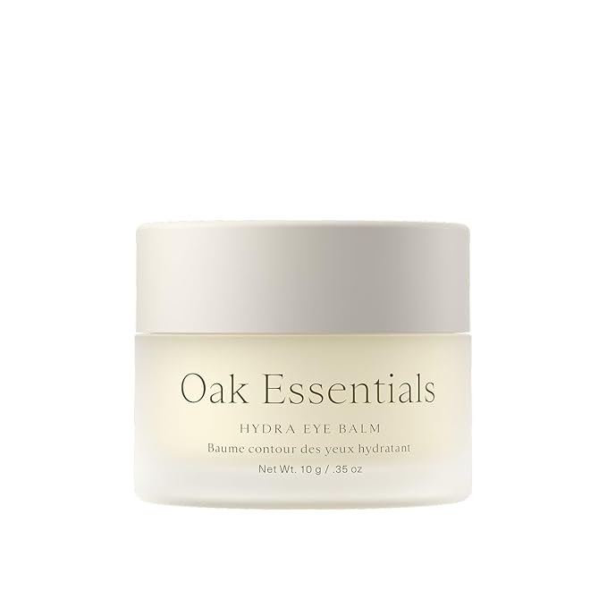 Oak Essentials Hydra Eye Balm | Clean, Antioxidant-Rich Eye Balm That Visibly Hydrates and Illuminates, 10g
