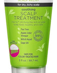 Yes To Tea Tree Scalp Treatment, Soothing Formula To Remove Build Up, Leaving Scalp Cleansed & Calm, With Tea Tree, Witch Hazel, Apple Cider Vinegar & Sage Oil, Natural, Vegan & Cruelty Free, 3 Fl Oz