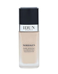 Liquid Norrsken Foundation - Silky Smooth Coverage - Luminous, Dewy Finish for Dry and Dull Skin - Water Resistant and Vegan Makeup - 201 Jorunn - Neutral Extra Light - 1.01 oz