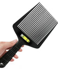 Barber Flat Top Comb with level Bang Liquid Oil Hair Cutting Angle Adjustment Large Teeth Comb Styling Tool (black)