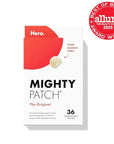 Mighty Patch™ Original patch from Hero Cosmetics – The #1 Hydrocolloid Acne Pimple Patch for Shrinking Zits and Whiteheads in 1 use; Nighttime Spot Stickers for Face and Skin (36 Count)