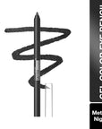 MAYBELLINE New York Tattoo Studio Long-Lasting Sharpenable Eyeliner Pencil, Glide on Smooth Gel Pigments with 36 Hour Wear, Waterproof Metallic Nights 0.04 oz
