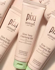 Pixi Beauty Glow Tonic Cleansing Gel 135ml | Glycolic Acid Facial Cleanser | Purify and Brighten Complexion | Ginseng Improves Circulation | 4.57 Fl Oz