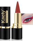 Kaely Red Gel Eyeliner Pencil,Waterproof Smudge Proof Eye Liner Pen,Cat Eye Goth Halloween Makeup,Eye Black Face Paint Lipstick Crayon,Color Colorful Eyeliner Eyeshadow Stick,12