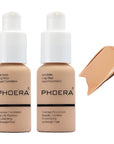 2 Pack PHOERA Foundation Makeup For Older Women,Flawless Soft Matte Liquid Foundation 24 HR Oil Control Concealer Foundation Makeup,Full Coverage Foundation for Women and Girls (104 Buff Beige)