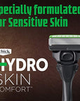 Schick Hydro Skin Comfort Sensitive Razor & 2 Refills, 1Count