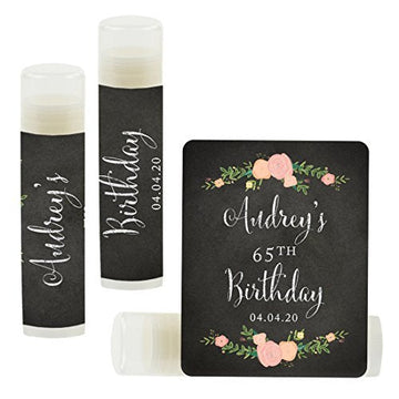 Andaz Press Personalized Milestone Birthday Party Floral