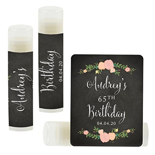 Andaz Press Personalized Milestone Birthday Party Floral