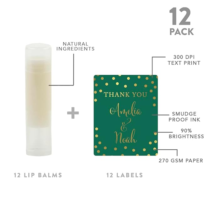 Andaz Press Personalized Wedding Party Lip Groom
