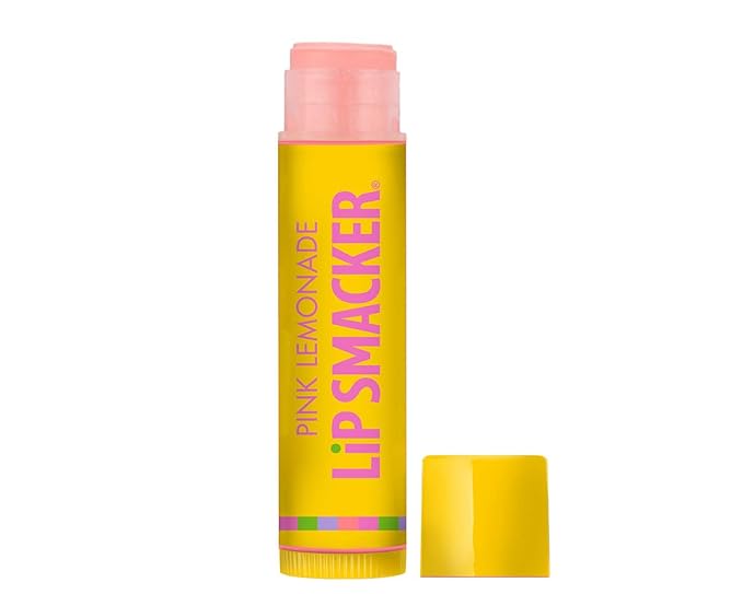 Lip Smacker Flavored Lip Balm, Flavored Moisturizing, Smoothing Soft Shine, Hydrating & Protecting Fun Tasty Flavors, Cruelty-Free & Vegan - Pink Lemonade