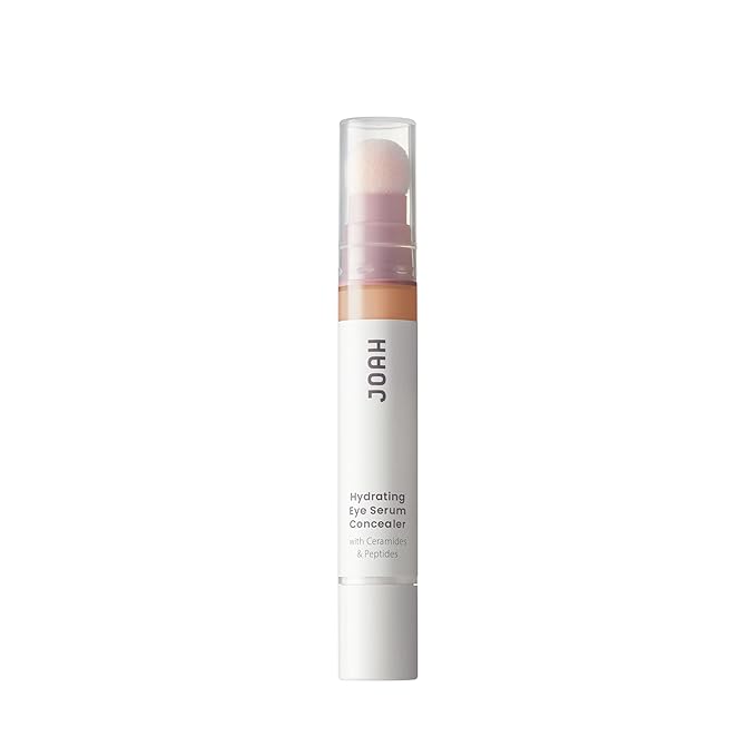 JOAH Perfect Complexion Under Eye Concealer and Serum, Korean Makeup, Hydrating Under Eye Concealer Stick for Dark Circles and Puffiness, Peptide Serum with Medium Coverage
