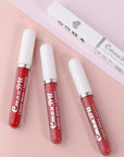 evpct 1Pcs Scarlet Red Liquid Matte Lipstick Lipgloss Set for Women, labiales mate 24 horas originales matte larga duracion 24 Hour Lipstick Lip Stains Long Lasting Waterproof 24, 05#