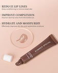 Summer Hydrating Lip Butter Balm Set - Ultra-Nourishing with Shea & Olive Butter，Soothes & Repairs Dry Lips, Non-Sticky Long-Lasting Moisture(Lced coffee&Cake,Pack of 2)