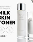 TIRTIR Milk Skin Rice Toner | Deep Moisturizing, Hydrating Toner for face, Niacinamide, Ceramide, Rice Bran Extract, Nature-Oriented Ingredients for Korean Skin Care, Vegan, 1.69 Fl Oz