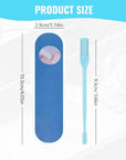 2025 New 2 in 1 Nasal Hair Cutter, Double Sided Nose Hair Knife Nostril Hair Remover Tool, Manual 360° Rotating Nose Hair Trimmer, Mini Noses Hair Remover Tool for Women and Men (Pink, 6 Pcs)