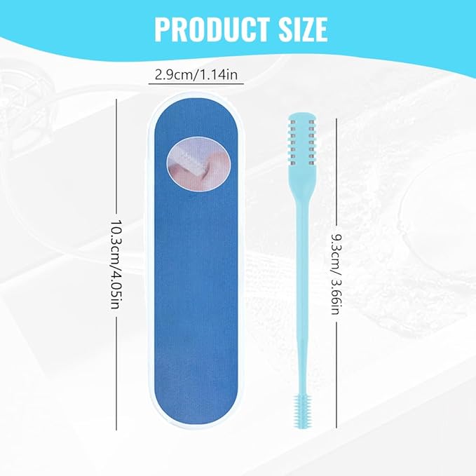 2025 New 2 in 1 Nasal Hair Cutter, Double Sided Nose Hair Knife Nostril Hair Remover Tool, Manual 360° Rotating Nose Hair Trimmer, Mini Noses Hair Remover Tool for Women and Men (Pink, 6 Pcs)
