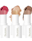 Makeup Sticks Set, Matte Cream Blush Stick for & Contour)