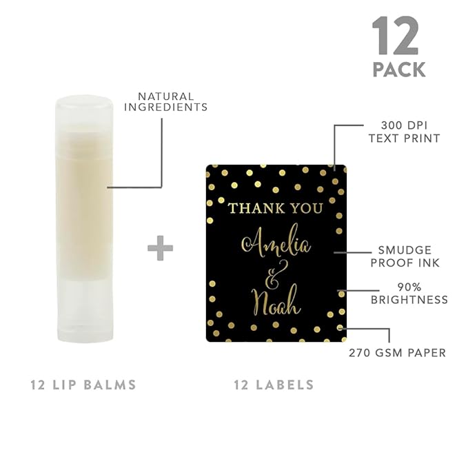 Andaz Press Personalized Wedding Party Lip Groom