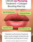 LifeCell Lip Plumping Treatment – Glossy Balm with MaxiLip Peptides for Fuller, Smoother Lips – Hydrating, Non-Irritating, Fragrance-Free Lip Care for All Skin Types