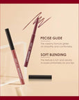 LANGMANNI 4pcs Matte Lipstick with Lipliners Durable Makeup Set,Long-Lasting Non-Stick Cup Not Fade Waterproof Pigmented Velvet Lipgloss Kit Beauty Cosmetics Makeup Gift for Girls(#3+4+6+12)