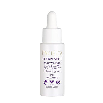 Pacifica Clean Shot Niacinamide Zinc and Hemp 10 0.8 oz