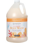Ginger Lily Farms Botanicals Nourishing Body Wash, Coco Mango, 100% Vegan & Cruelty-Free, Coconut Mango Scent, 1 Gallon Refill 128 Ounce (Pack of 4)