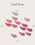 DINTO Blur-Glowy Lip Tint - Glossy Finish, Hydrating, Long Lasting, Lightweight Texture, Non-Sticky, Vegan & Cruelty-Free, K beauty (210 Reverentia, 0.11 fl.oz) (30 colors)