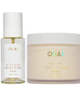 OUAI St. Barts Bundle - Includes Hair & Body Mist (3.3 Oz) for Head-to-Toe Fragrance and Hydrating Body Cream (7.5 Oz) for Smooth, Supple Skin that Smells Amazing - 2 Piece Bundle