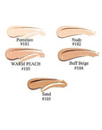 PHOERA Flawless Soft Matte Liquid Foundation 24 HR Oil Control Concealer Makeup, Full Coverage Foundation for Women and Girls (103 Warm Peach)