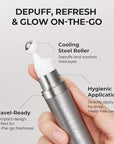 [SKIN&LAB] Bakuchiol Eye Serum with Caffeine, Roll-on Korean Under Eye Serum, Anti-Aging Wrinkle Care for Fine Lines, vegan, cruelty-free (0.5 Fl Oz)