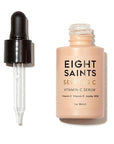 Eight Saints Vitamin C Serum For Face, Anti Aging Facial Serum, Hyaluronic Acid, Vitamin E, Organic Aloe Vera and Jojoba Oil, Hydrating & Brightening Serum for Dark Spots, Fine Lines and Wrinkles, 1oz