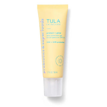 TULA Daily SPF 30 Sunscreen Gel - Broad Spectrum, Non-Greasy, Reef-Safe with Blue Light & Pollution Protection