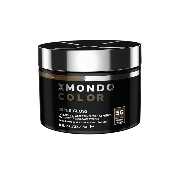 XMONDO Color 5G Golden Brown - Semi-Permanent Dye with Bond Booster to Nourish & Repair, Vegan, 8 oz