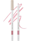 Heart Percent Dote On Mood Lip Pencil Slim, Defines and Fills Creamy Lip Liner Retractable Lipstick Pencil with Built-In Sharpener, 14. Calm Pink