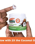 Palmers Coconut Oil Moisture Gro Hairdress Jar 5.25 Ounce (155ml) (Value Pack of 3))