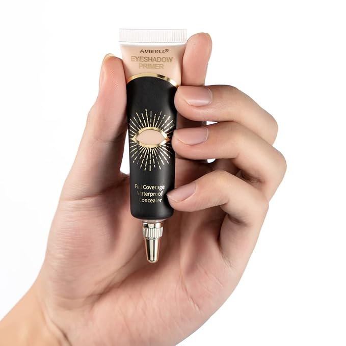 Eyeshadow Primer-3Pens Eye Primer,Makeup Primer Long Lasting Cream Eyeshadow Base,Primer Face Makeup,Full Coverage Waterproof Concealer 3 Colors -0.40 fl oz (IVORY+MEDIUM+WHEAT)