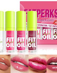 8 Colors Hydrating Lip Oil, Big Brush Head Lip Glaze Shiny Transparent Lip Glow Oil 0.35 Fl Oz, Glossy Finish (Set A)