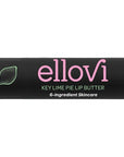 Ellovi Natural Lip Butter Lip Balm - Key Lime - Pure Enough to Eat - Made With Just 6 Vegan Ingredients - Moisturizing Lip Care for All Day Hydration