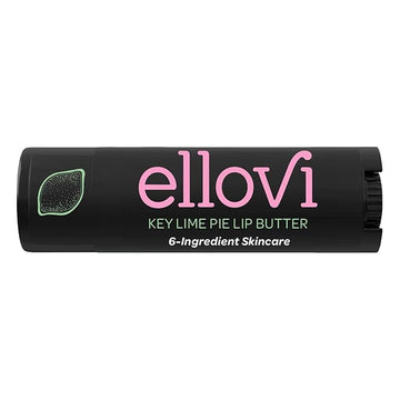 Ellovi Natural Lip Butter Lip Balm - Key Lime - Pure Enough to Eat - Made With Just 6 Vegan Ingredients - Moisturizing Lip Care for All Day Hydration