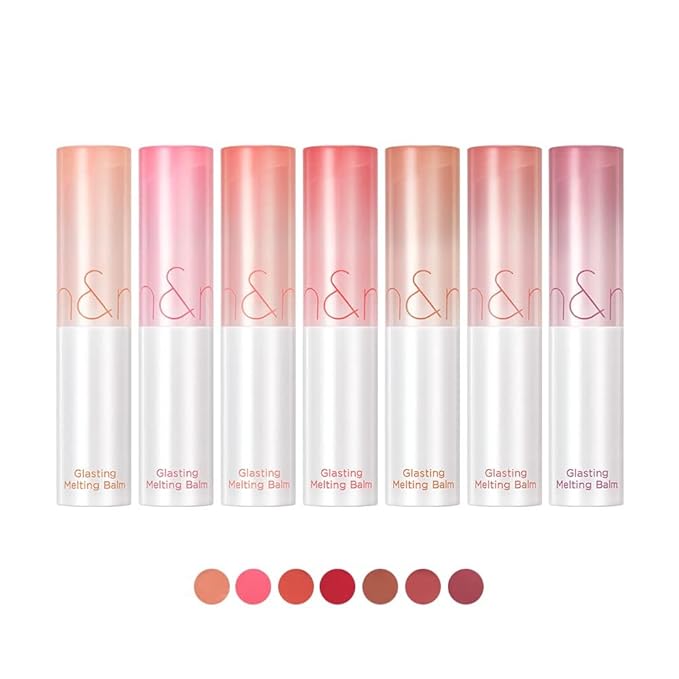 rom&nd GLASTING MELTING BALM 04 HIPPIE BERRY - K-Beauty Hydrating Lip Gloss Stick for Crystal Water-Gloss Shine, Vivid Long-Lasting Tint & Plump, Non-Sticky Comfort