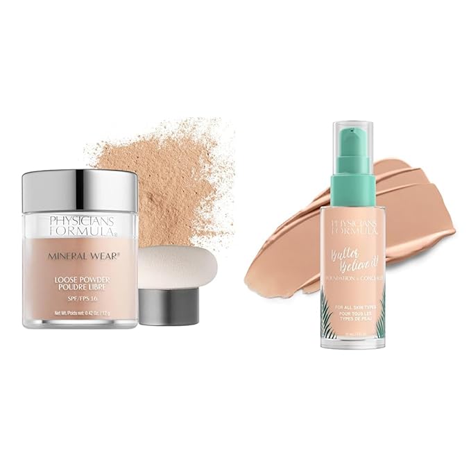 Physicians Formula Mineral Wear Talc-Free Loose Powder Creamy Clinicially Tested