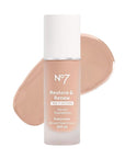 No7 Restore & Renew Multi Action Serum Foundation - Porcelain - Liquid Foundation Makeup with Vitamin C, Vitamin E & Collagen for Face - Beauty Skin Serum Formula with Medium Coverage (30ml)
