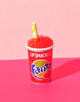 Lip Smacker Coca Cola Lip Balm, Moisturizing, Collectible Beverage Cup Design, Sheer Finish for Smooth Lips - Strawberry Fanta
